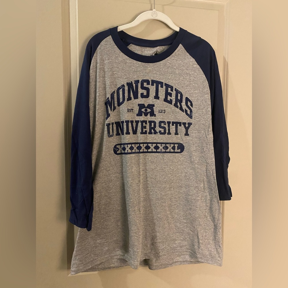 Disney Parks Monsters University baseball tee - Size L.